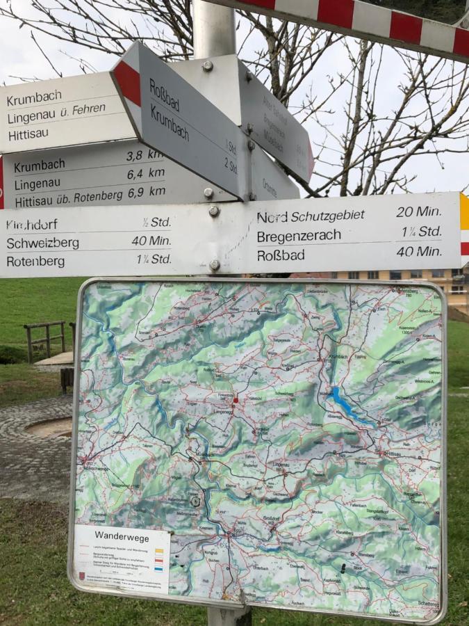 Ferienhaus Am Waldrand Von Egg Bregenzer Wald Luaran gambar